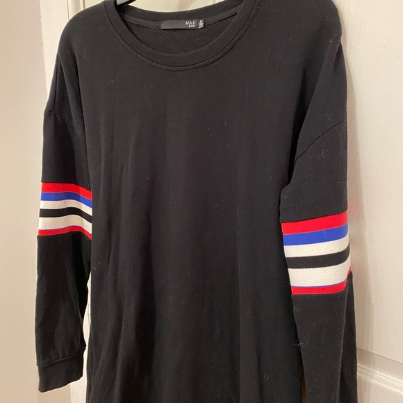 Sweatshirt dress with pockets - Picture 2 of 4